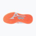 Moteriški rankinio bateliai Mizuno Wave Stealth Neo 2.1 blue finch/lava orange/white 3