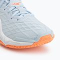 Moteriški rankinio bateliai Mizuno Wave Stealth Neo 2.1 blue finch/lava orange/white 7