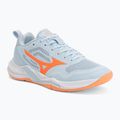 Moteriški rankinio bateliai Mizuno Wave Stealth Pro blue finch/lava orange