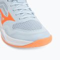 Moteriški rankinio bateliai Mizuno Wave Stealth Pro blue finch/lava orange 7