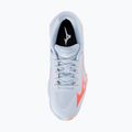 Moteriški tinklinio bateliai Mizuno Wave Lightning Pro blue finch/lava orange/flamingo coral 5