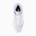 Moteriški tinklinio bateliai Mizuno Wave Lightning Pro Mid white/aqua gray/ambrosia 5
