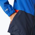 REGATTA Hanleigh II vaikiška striukė nuo lietaus olympian blue/navy/tangerine tango 7