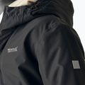 Vaikiška vėjo nepraleidžianti striukė REGATTA Hillain Warm black/pumpkin spice/ash 7