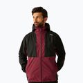 Vyriška 3-in-1 striukė REGATTA Sacramento dark maroon/black