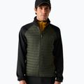 Vyriška hibridinė striukė REGATTA Clumber Hybrid dark khaki/black/sunset