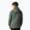 Vaikiška pūsta striukė REGATTA Hooded Marizion dark forest green/wild lime 4