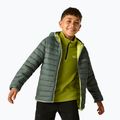 Vaikiška pūsta striukė REGATTA Hooded Marizion dark forest green/wild lime 5