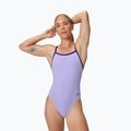 Moteriškas vientisas plaukimo kostiumėlis Speedo Solid Turnback bright lavender
