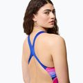 Moteriškas vientisas maudymosi kostiumėlis Speedo FL Placement Printed Powerback brushy shadows/cruise 5