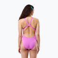 Moteriškas vientisas maudymosi kostiumėlis Speedo Solid Leaderback orchid shine 4