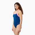 Moteriškas vientisas maudymosi kostiumėlis Speedo Solid Turnback denim teal 2
