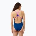 Moteriškas vientisas maudymosi kostiumėlis Speedo Solid Turnback denim teal 3