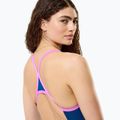 Moteriškas vientisas maudymosi kostiumėlis Speedo Solid Turnback denim teal 4