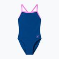 Moteriškas vientisas maudymosi kostiumėlis Speedo Solid Turnback denim teal 6