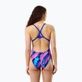 Moteriškas vientisas maudymosi kostiumėlis Speedo FL Printed Turnback brushy glitch/hope 2