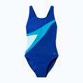 Moteriškas vientisas maudymosi kostiumėlis Speedo Hyperboom Butterfly Back night watch/hyper teal 6