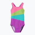 Vaikiškas vientisas maudymosi kostiumėlis Speedo Radiating Splice neon jelly