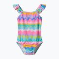 Vaikiškas vientisas maudymosi kostiumėlis Speedo Ruffle citrus green