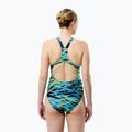 Moteriškas vientisas maudymosi kostiumėlis Speedo Hyperboom Print Medalist hyper teal 2