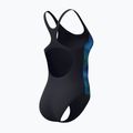 Moteriškas vientisas maudymosi kostiumėlis Speedo Print Medalist anthracite 2