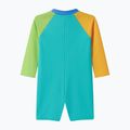 Vaikiškas vientisas maudymosi kostiumėlis Speedo Colorblock Zip LS aqua breeze 2
