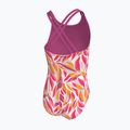 Vaikiškas vientisas maudymosi kostiumėlis Nike Spiderback desert pink 3