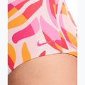 Moteriškas vientisas maudymosi kostiumėlis Nike V-Neck desert pink 5