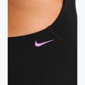 Moteriškas vientisas maudymosi kostiumėlis Nike Hydrastrong Logo Gra jet black 5