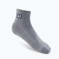Vyriškos treniruočių kojinės Wilson Premium Low Cut 3 pakuotės pilkos spalvos W8F3H-3730