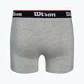 Wilson vyriški 2 pakuotės boksininkų šortai juodi, pilki W875H-270M 4