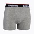 Wilson vyriški 2 pakuotės boksininkų šortai juodi, pilki W875H-270M 7