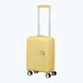 "American Tourister Soundbox Mini" 22 l kelioninis lagaminas pastelinės geltonos spalvos 4
