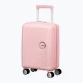 "American Tourister Soundbox Mini" 22 l pastelinės rožinės spalvos kelioninis dėklas 4