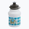 "Polisport Elephant" 350 ml jaunesniojo dviratininko butelis + krepšelis baltas/daugiaspalvis 2