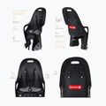 Sėdynė vaikui dviračiui Polisport Koari Mik HD black/grey 6