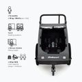 Priekaba dviračiui Polisport Kids Trailer&Stroller black/grey 7