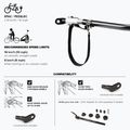 Priekaba dviračiui Polisport Kids Trailer&Stroller black/grey 8