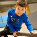 Vaikiški trekingo marškinėliai LEGO Lwtaylor 109 mėlyni 12010755 6