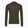 Vyriškas termoaktyvus džemperis Dovre Folded Collar khaki 4