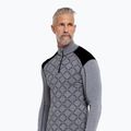 Vyriškas termoaktyvus džemperis Dovre Half Zip Jacquard grey 3