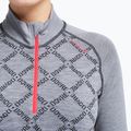 Moteriškas termo džemperis Dovre Half Zip Jacquard grey 3