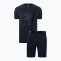 Vyriška pižama CR7 Pyjama Short dark grey melange