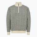 Vyriškas megztinis Dovre Knitted Half Zip Pullover beige