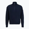 Vyriškas megztinis Dovre Ribbed Knit Half Zip navy