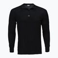 Vyriškas termoaktyvus džemperis Dovre Wool Half Zip black