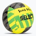SELECT paplūdimio tinklinio kamuolys v24 geltonos/juodos spalvos, 5 dydis 2