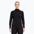 Moteriškas termo džemperis Dovre Wool Zip black