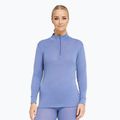 Moteriškas termo džemperis Dovre Wool Zip blue