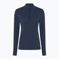 Moteriškas termo džemperis Dovre Wool Zip navy